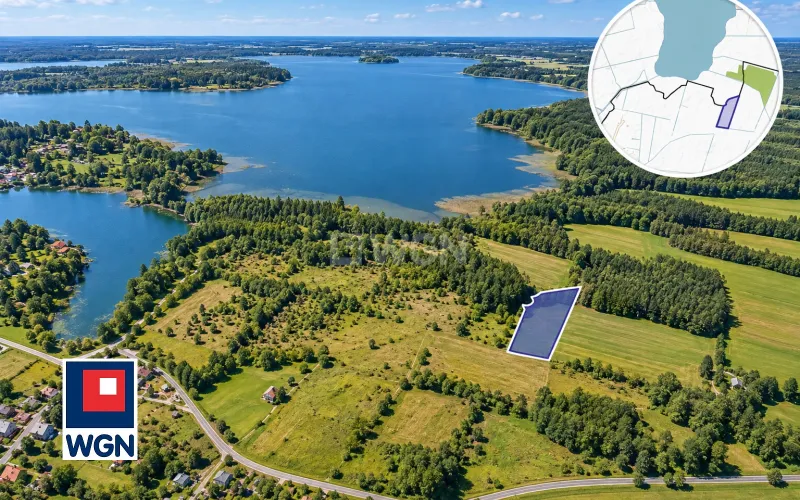 Grunt rekreacyjny/p.o.d. na  sprzedaż Górkło - NA SPRZEDAŻ | DZIAŁKA 1,21 HA | GÓRKŁO | GMINA MIKOŁAJKI | OBSZAR NATURA 2000